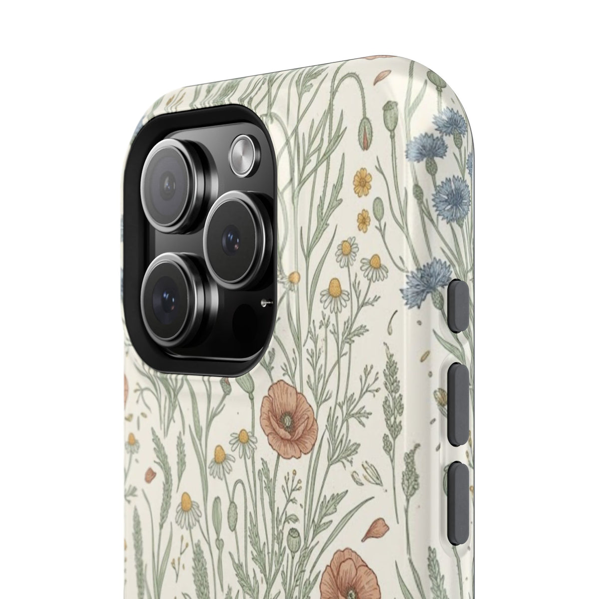 Vintage Wildflower Floral Field - Impact Resistant Phone Case