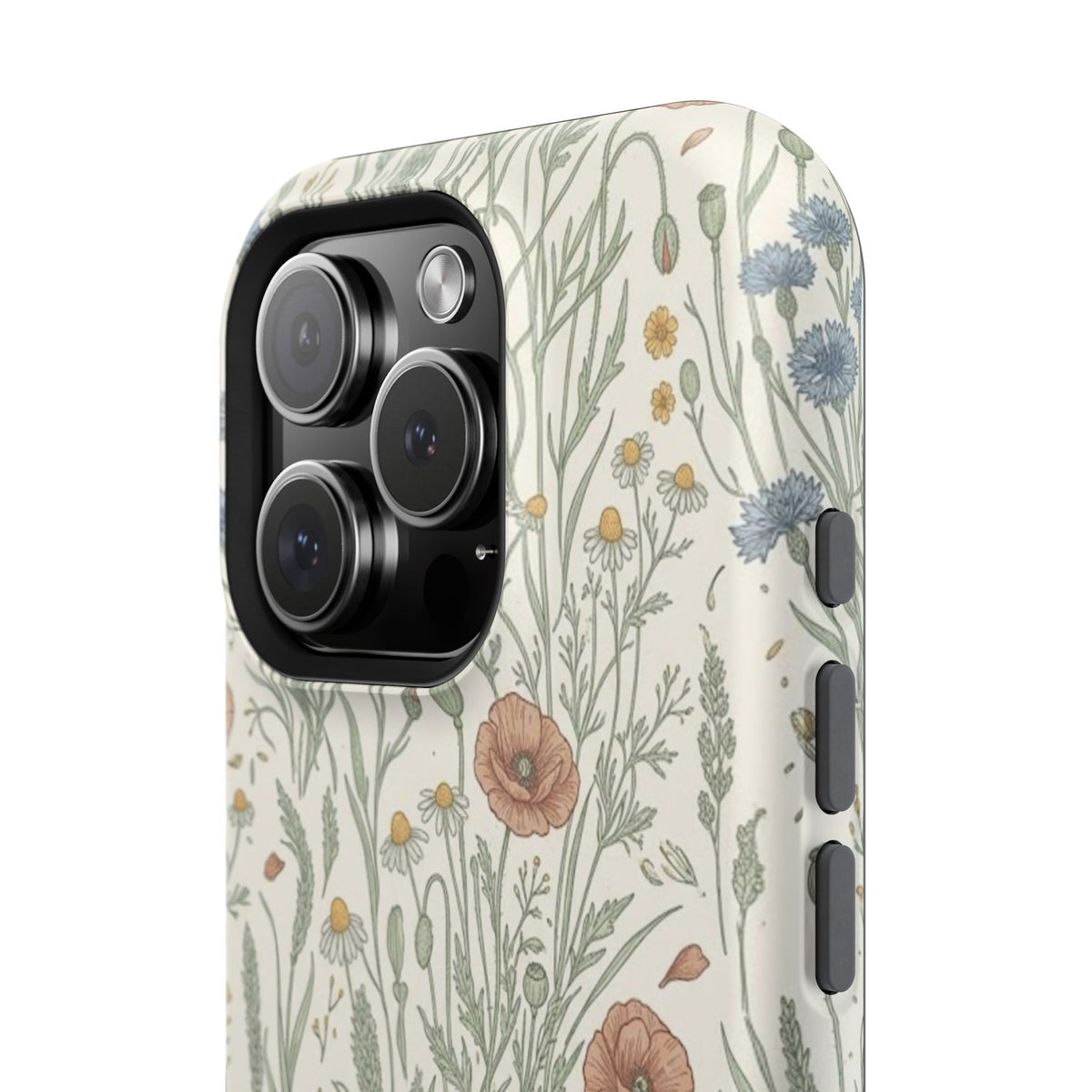 Vintage Wildflower Floral Field - Impact Resistant Phone Case