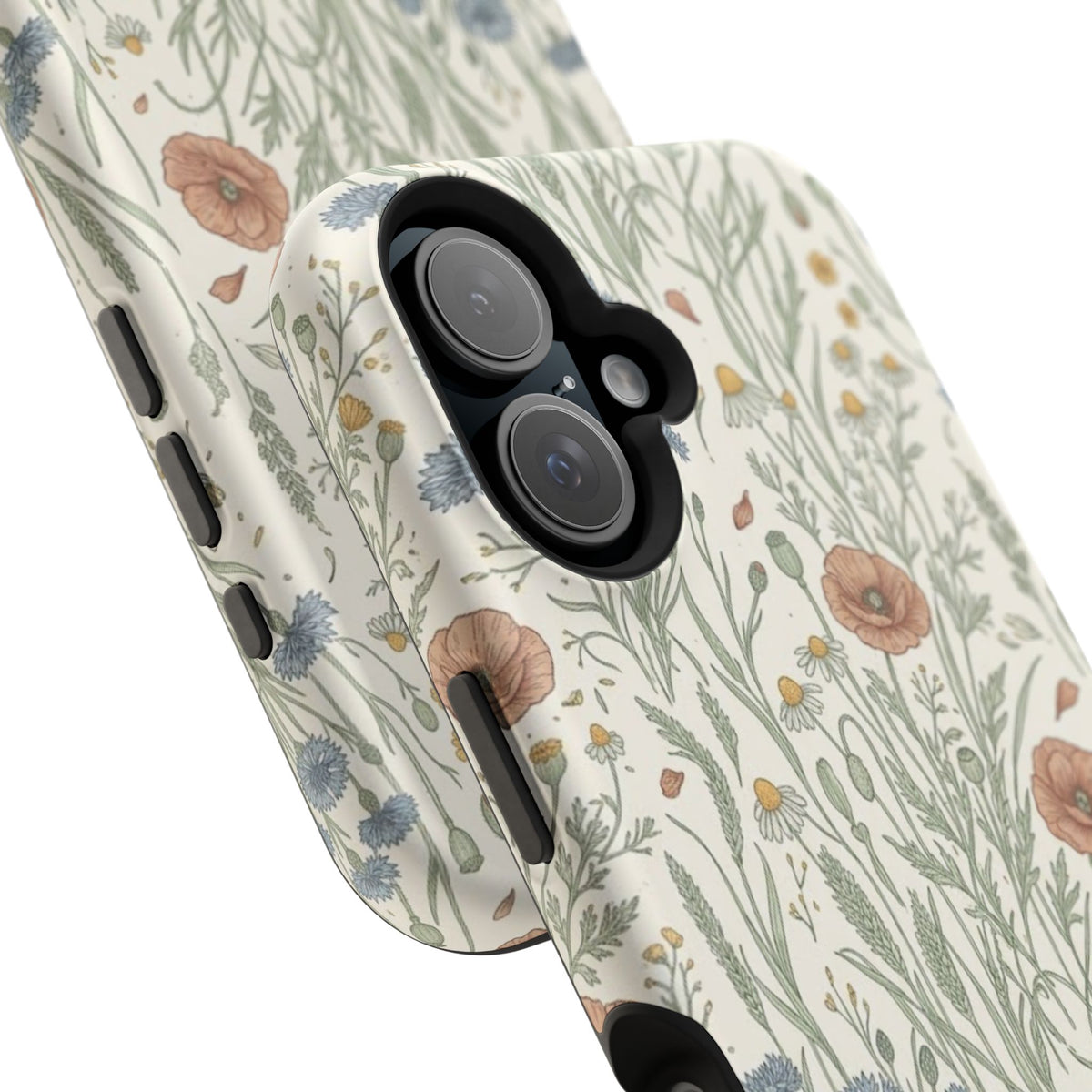 Vintage Wildflower Floral Field - Impact Resistant Phone Case