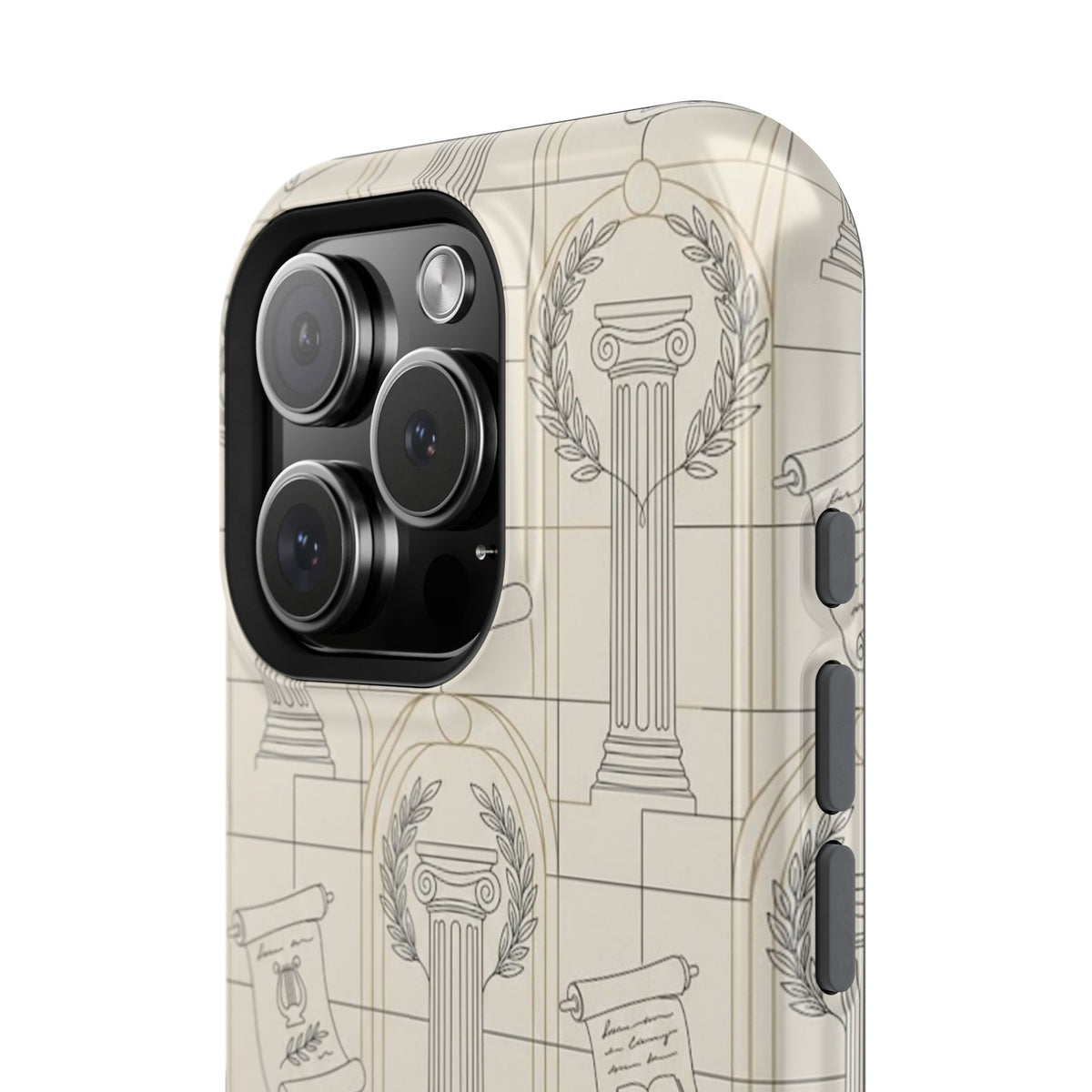 Vintage Column & Laurel Pattern Phone Case