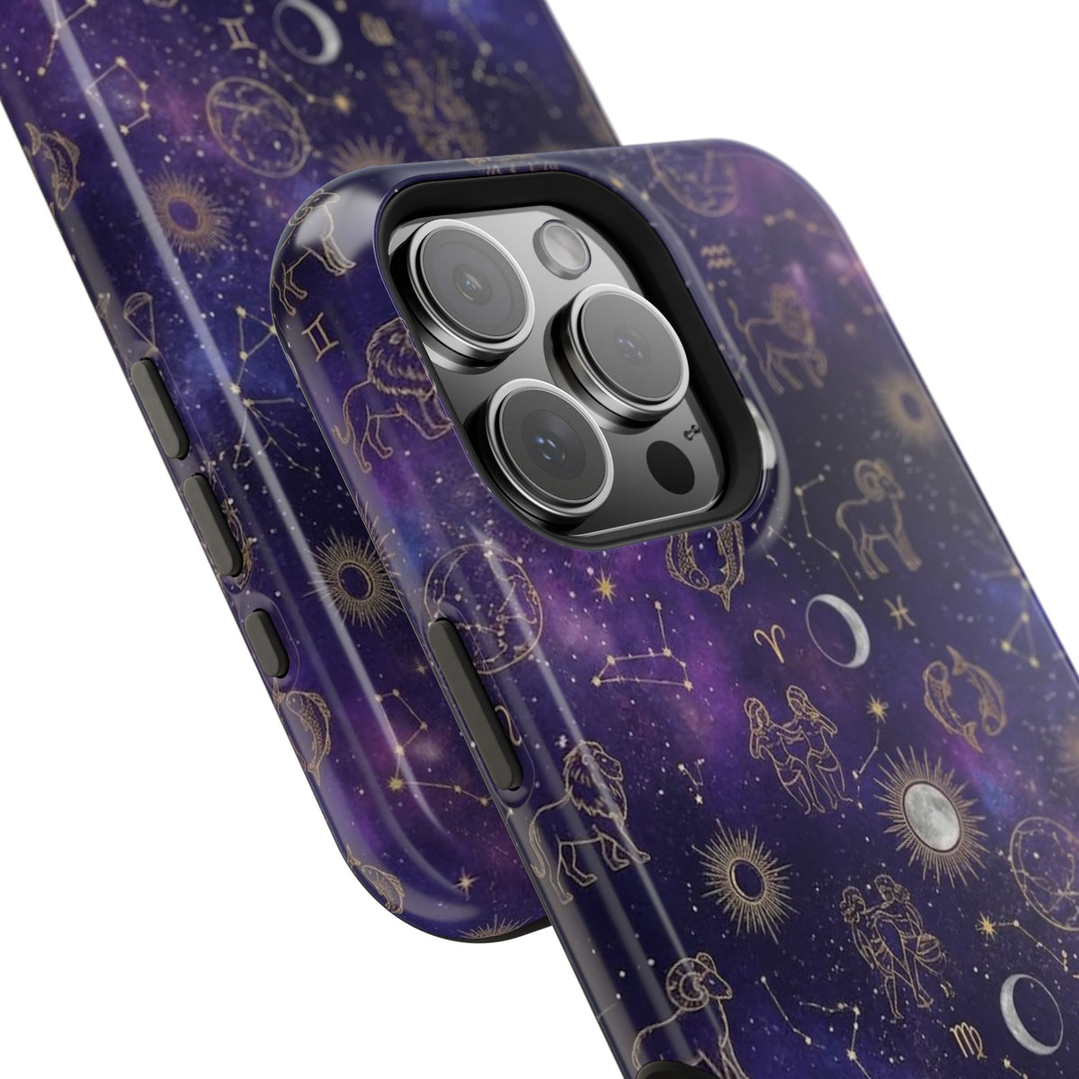 Zodiac Constellation & Moon Phases - Impact-Resistant Phone Case