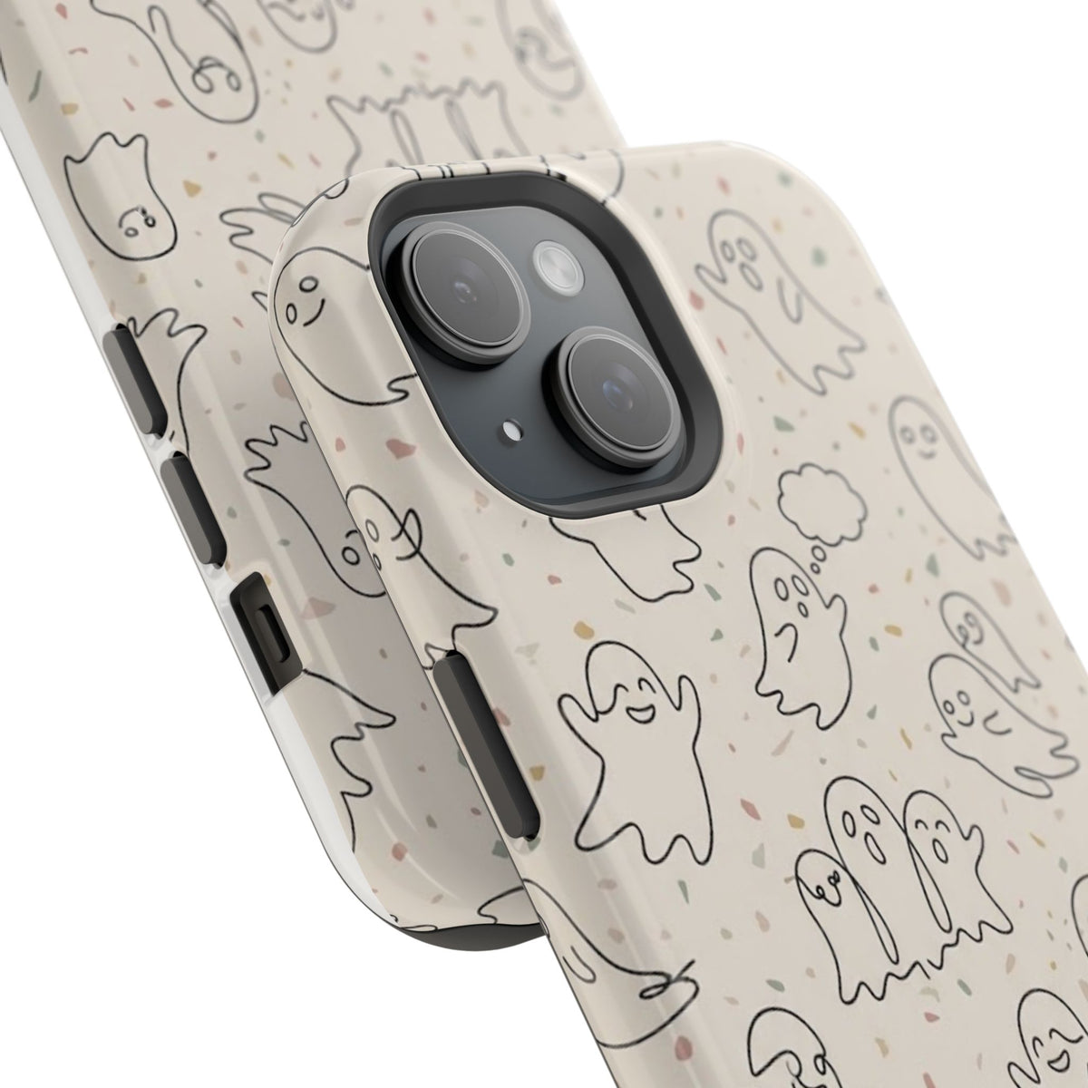 Cute Ghost Pattern - Impact Resistant Phone Case