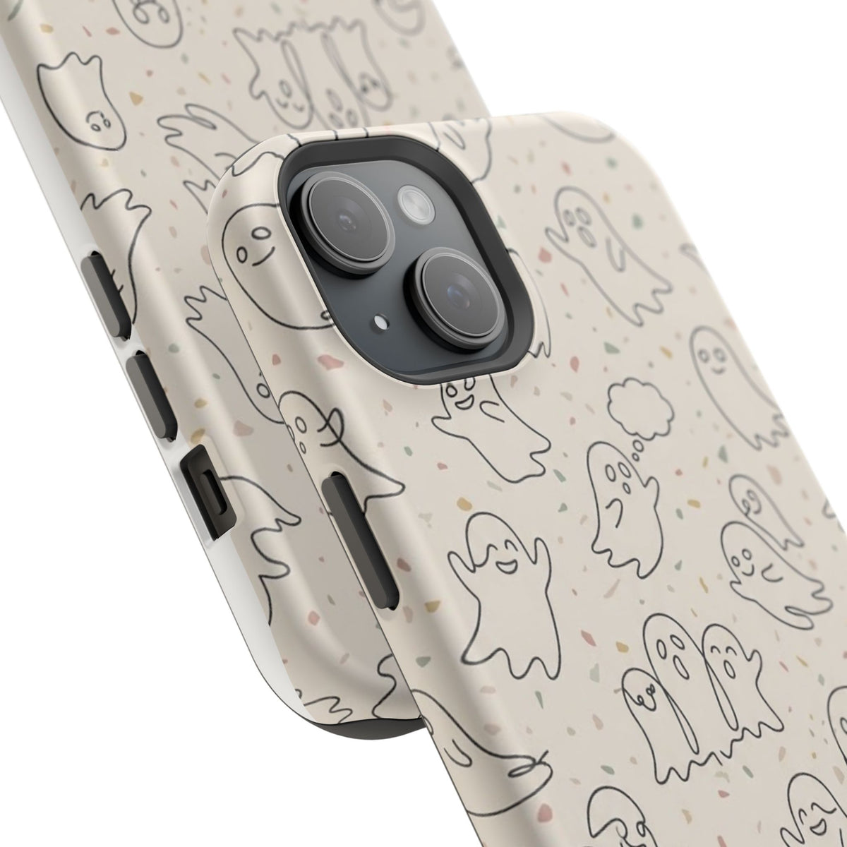 Cute Ghost Pattern - Impact Resistant Phone Case