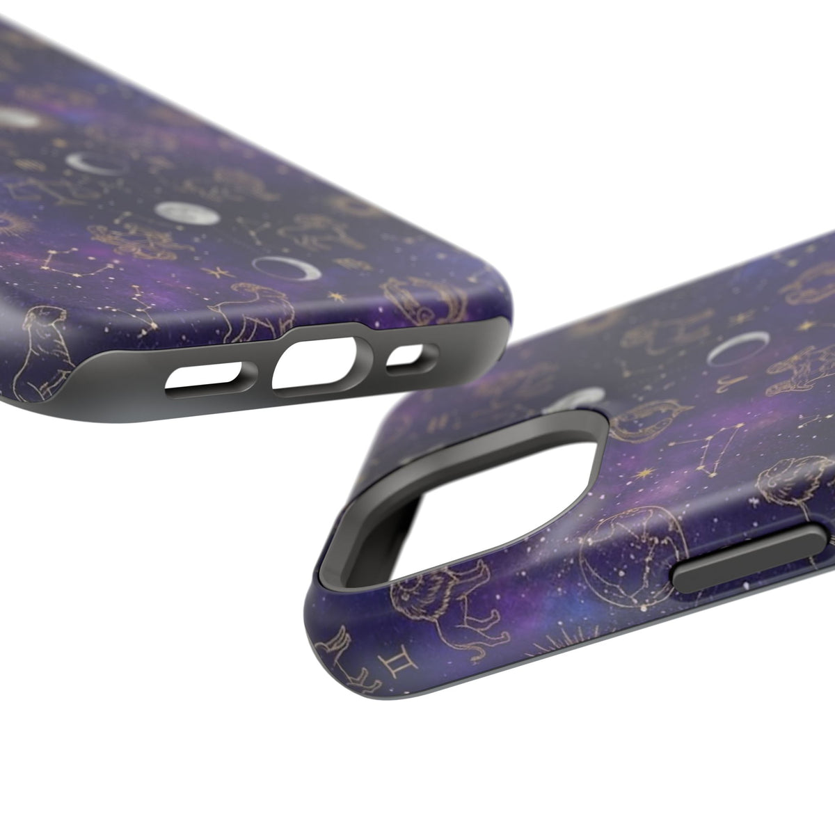 Zodiac Constellation & Moon Phases - Impact-Resistant Phone Case