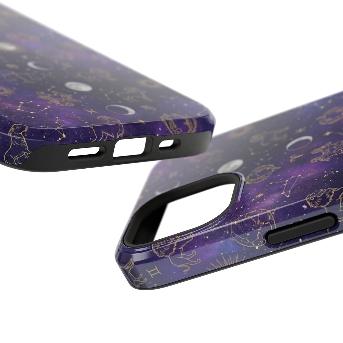 Zodiac Constellation & Moon Phases - Impact-Resistant Phone Case