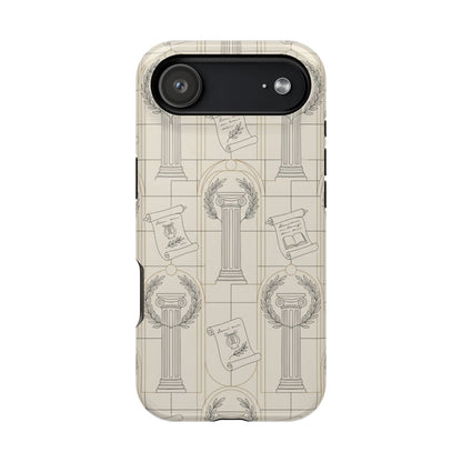 Vintage Column & Laurel Pattern Phone Case