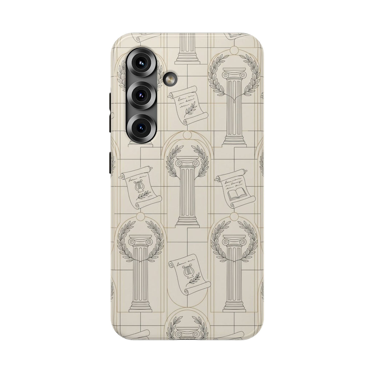 Vintage Column & Laurel Pattern Phone Case