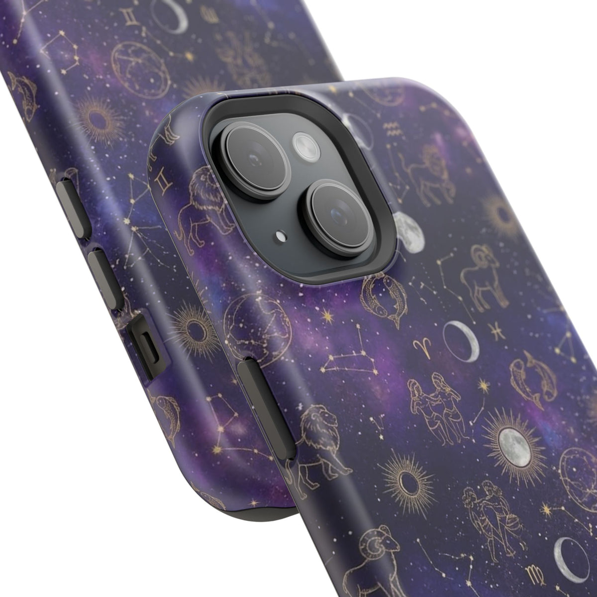 Zodiac Constellation & Moon Phases - Impact-Resistant Phone Case