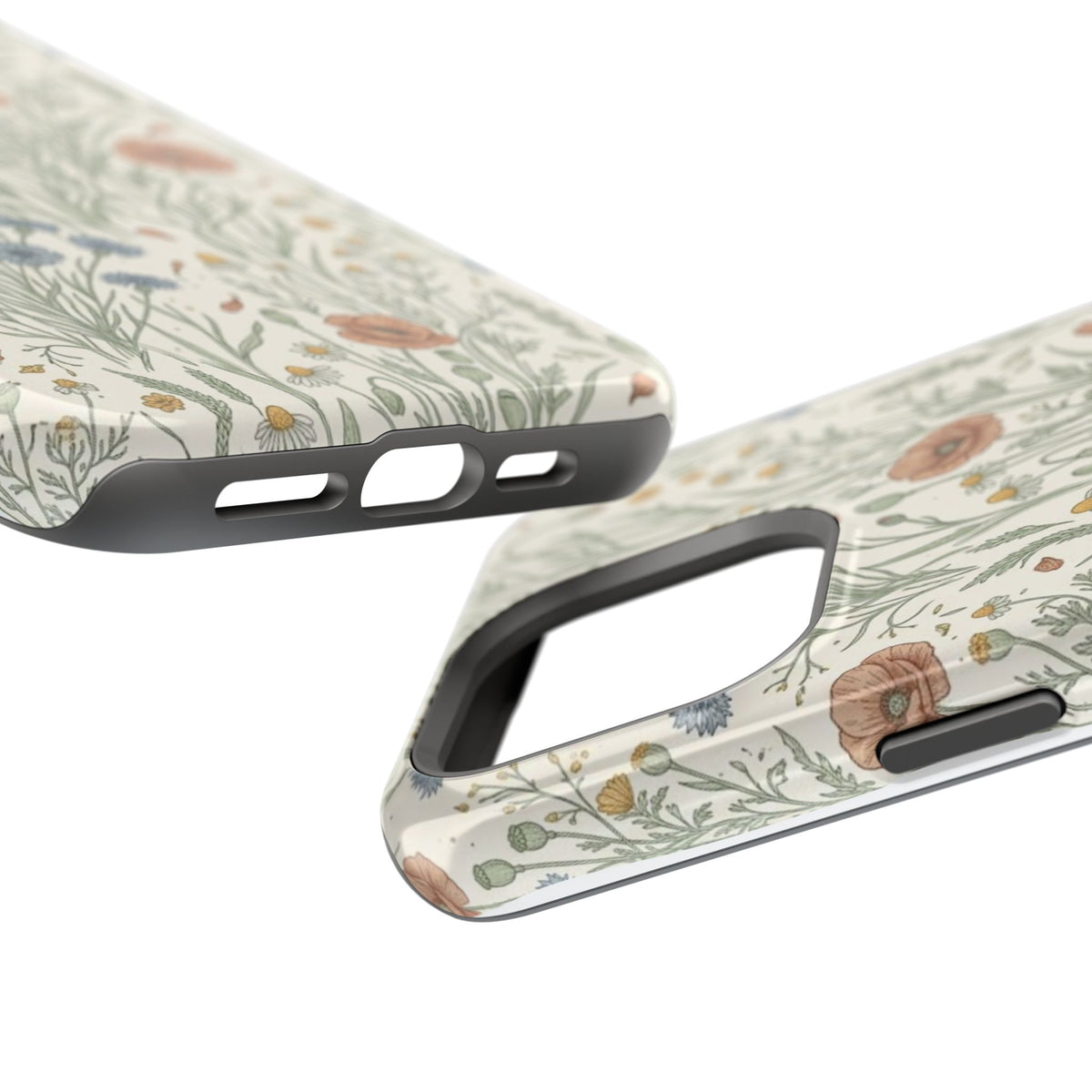 Vintage Wildflower Floral Field - Impact Resistant Phone Case
