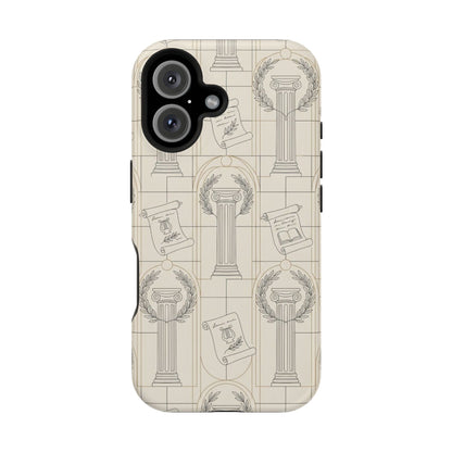 Vintage Column & Laurel Pattern Phone Case