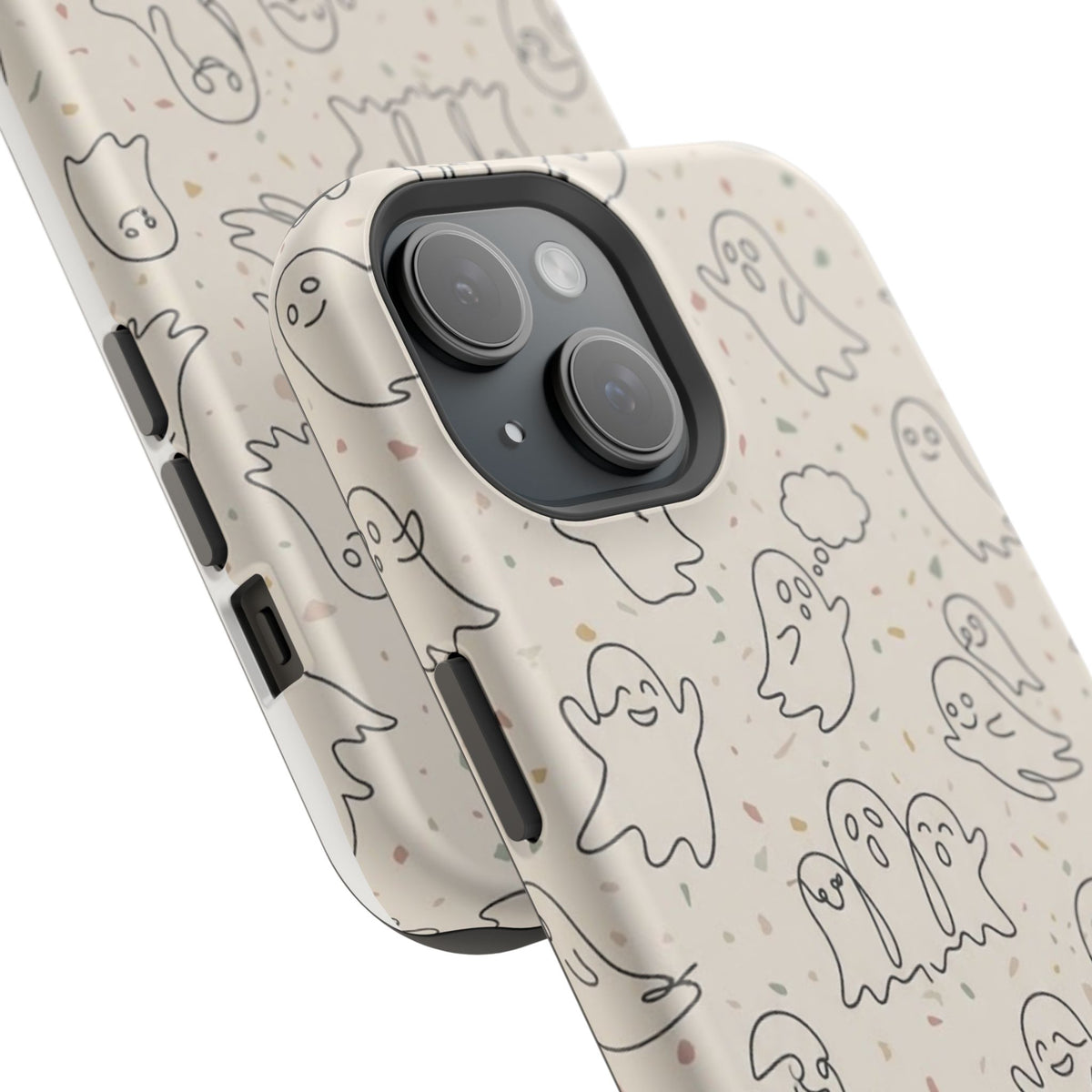 Cute Ghost Pattern - Impact Resistant Phone Case
