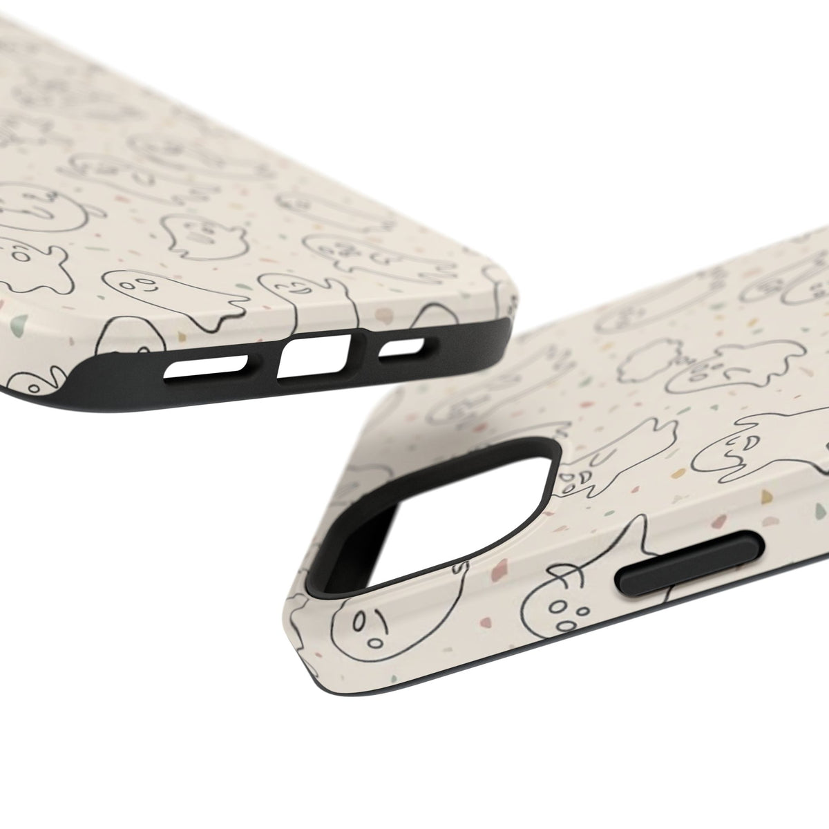 Cute Ghost Pattern - Impact Resistant Phone Case