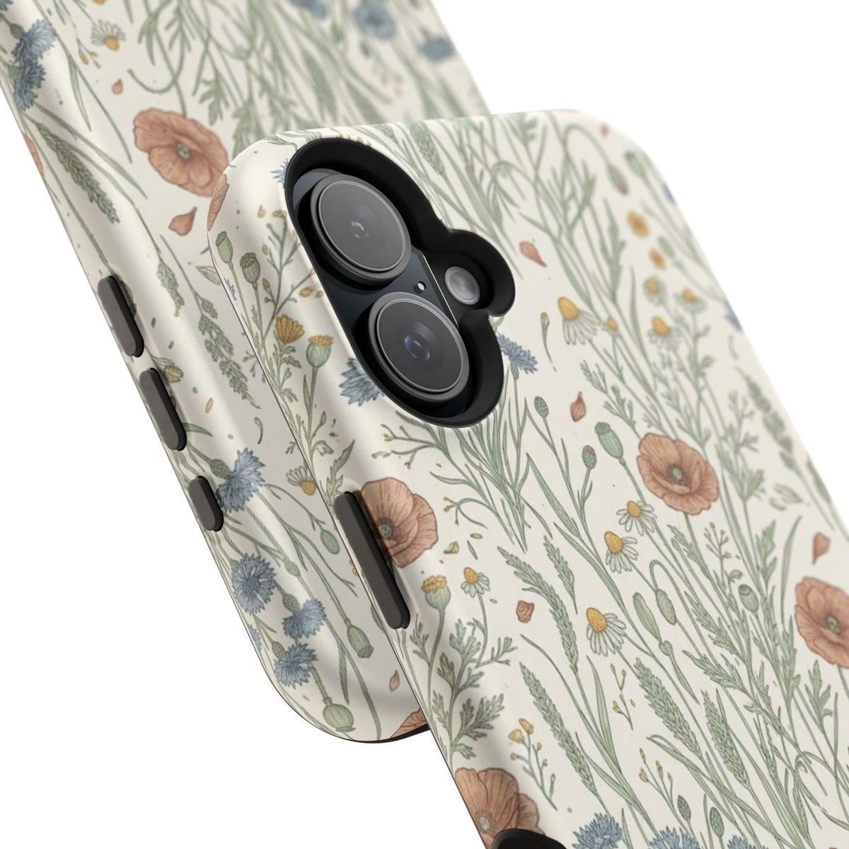 Vintage Wildflower Floral Field - Impact Resistant Phone Case