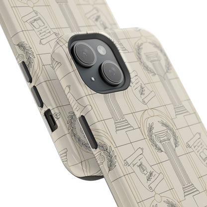 Vintage Column & Laurel Pattern Phone Case