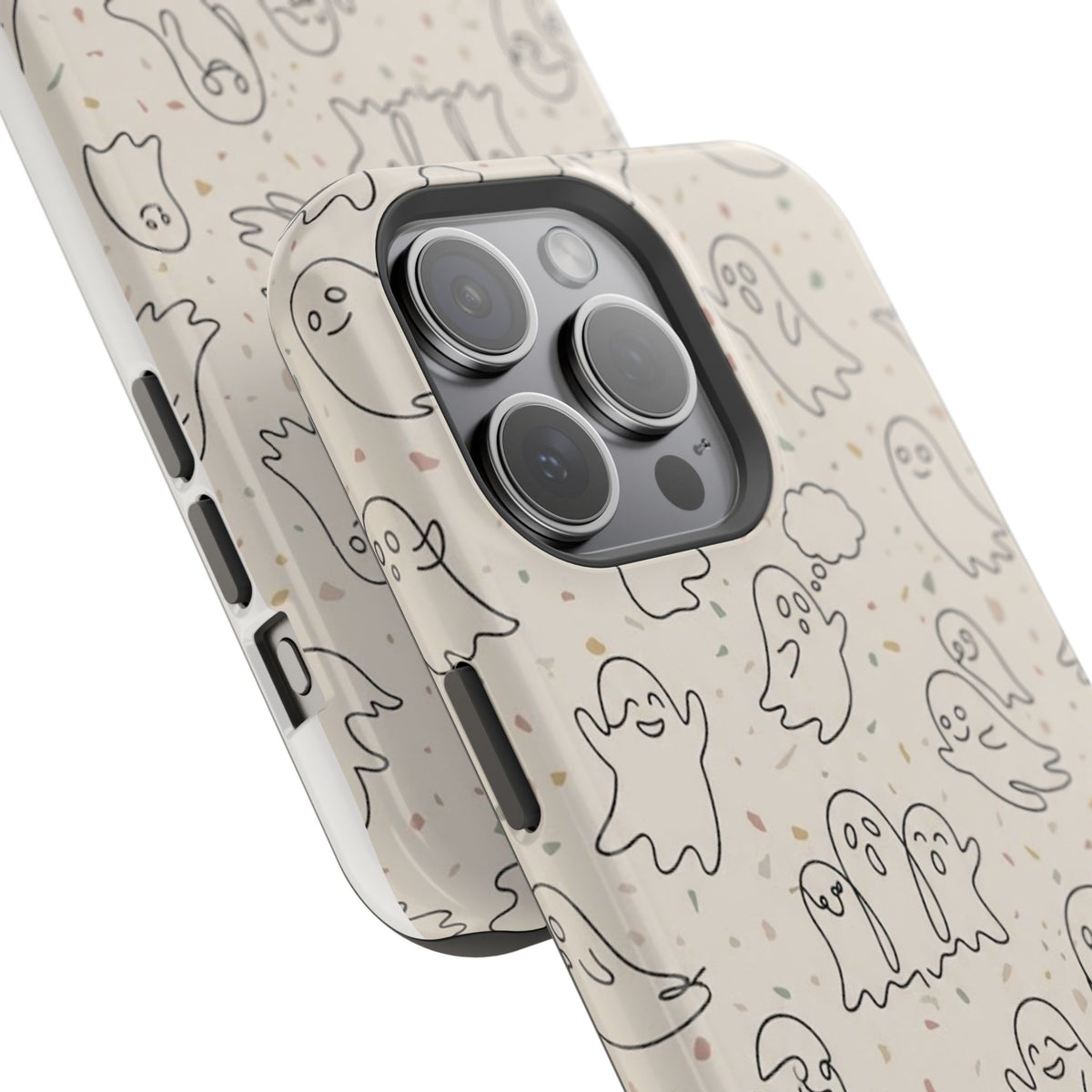 Cute Ghost Pattern - Impact Resistant Phone Case