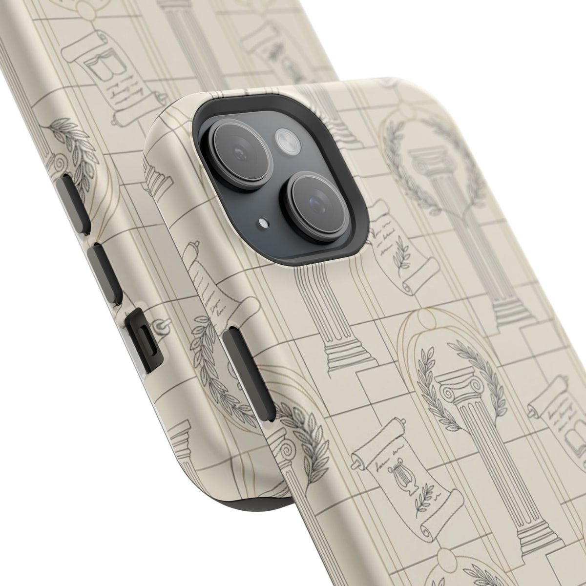 Vintage Column & Laurel Pattern Phone Case