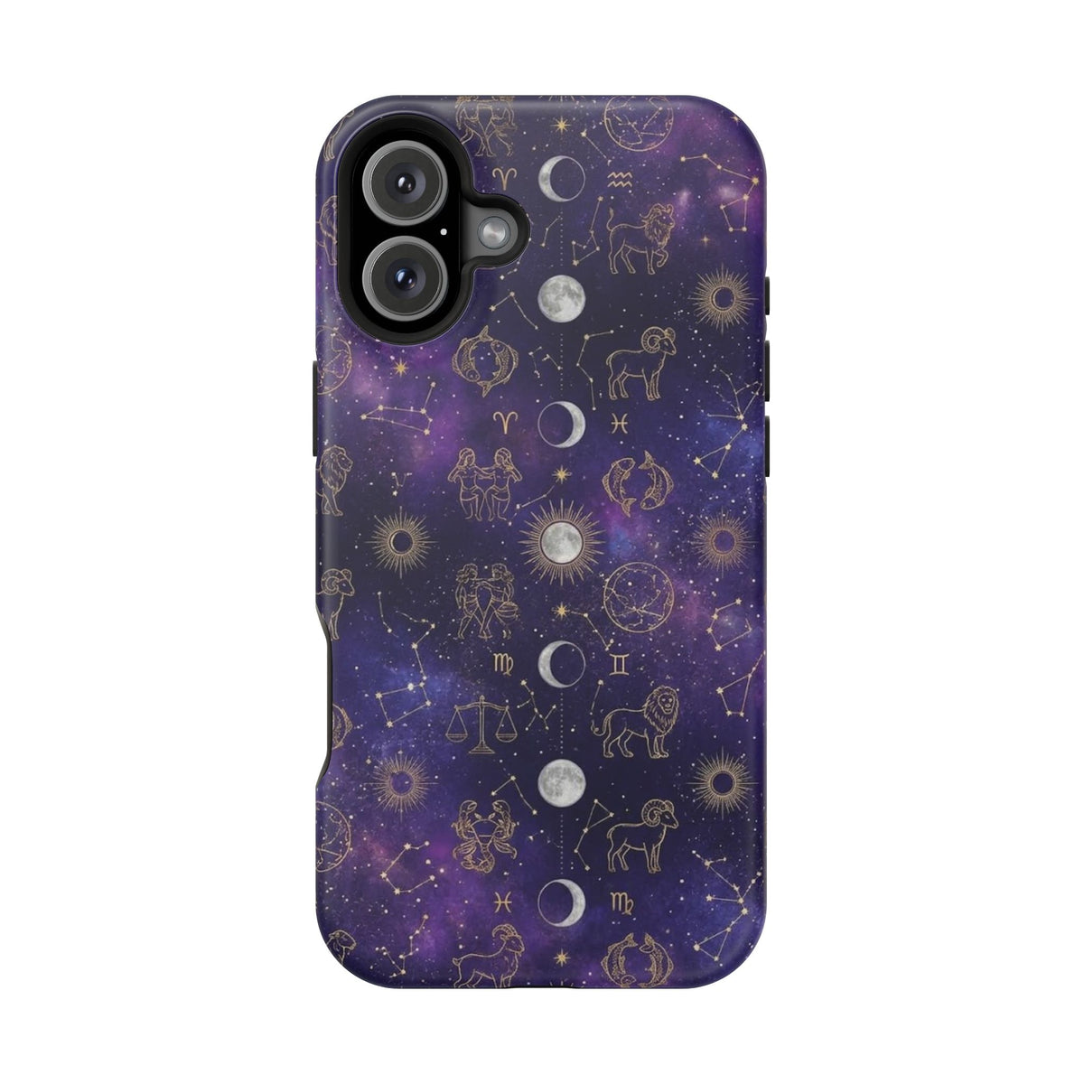 Zodiac Constellation & Moon Phases - Impact-Resistant Phone Case