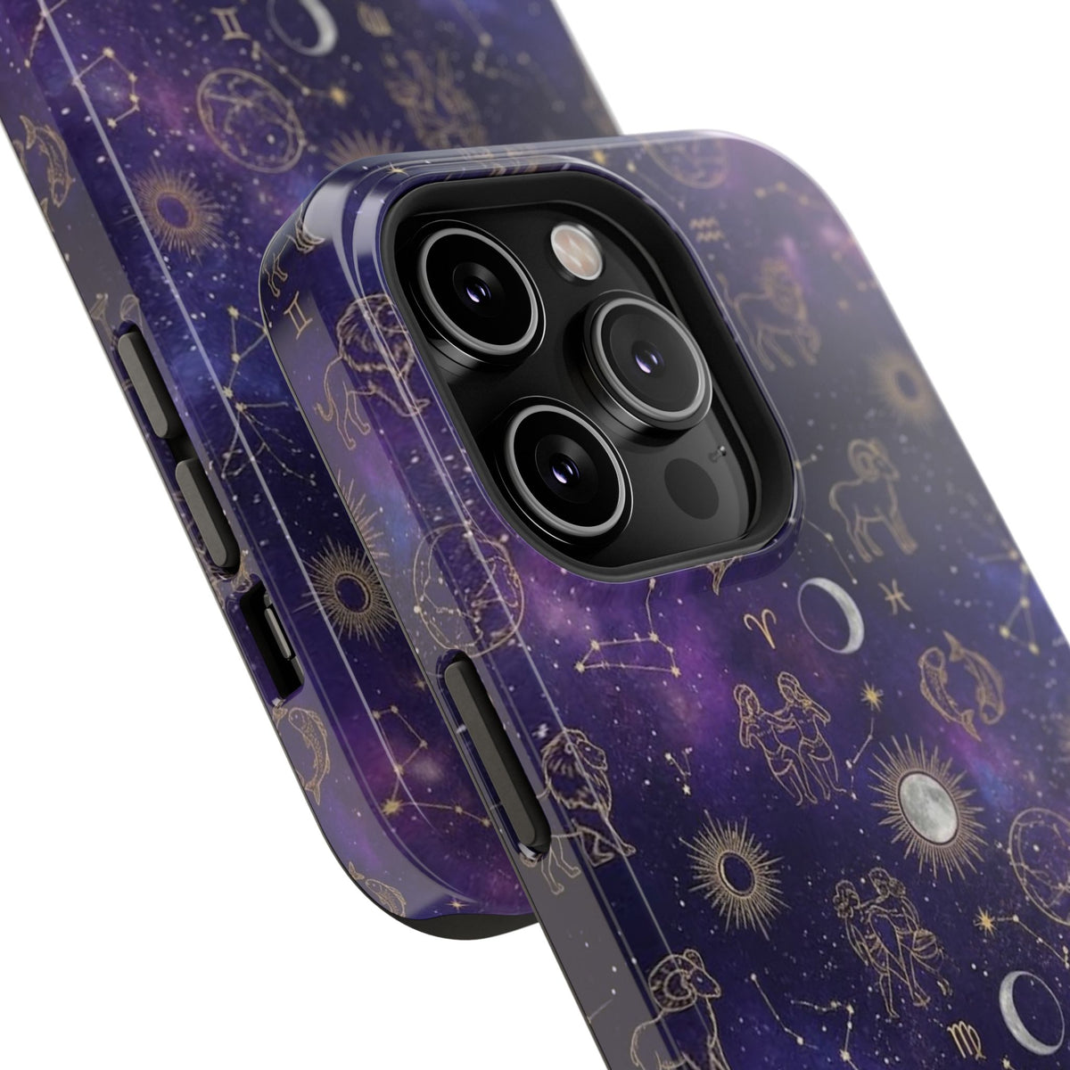 Zodiac Constellation & Moon Phases - Impact-Resistant Phone Case