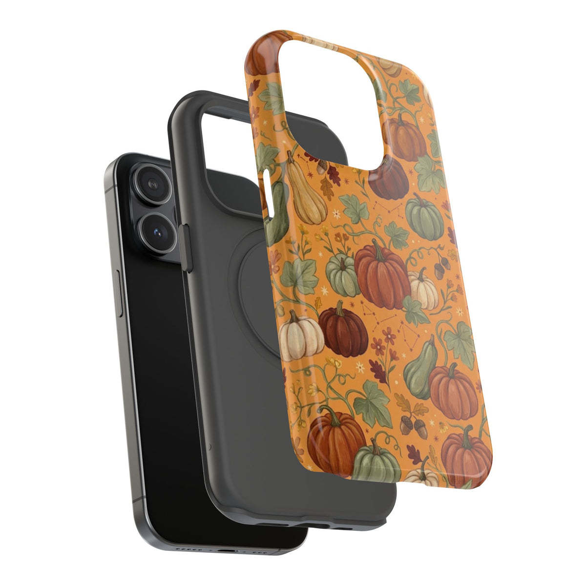 Autumn Pumpkin Pattern - Impact Resistant Phone Case