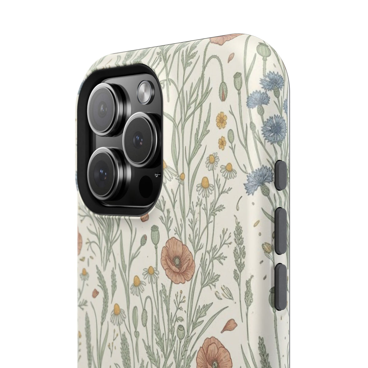 Vintage Wildflower Floral Field - Impact Resistant Phone Case