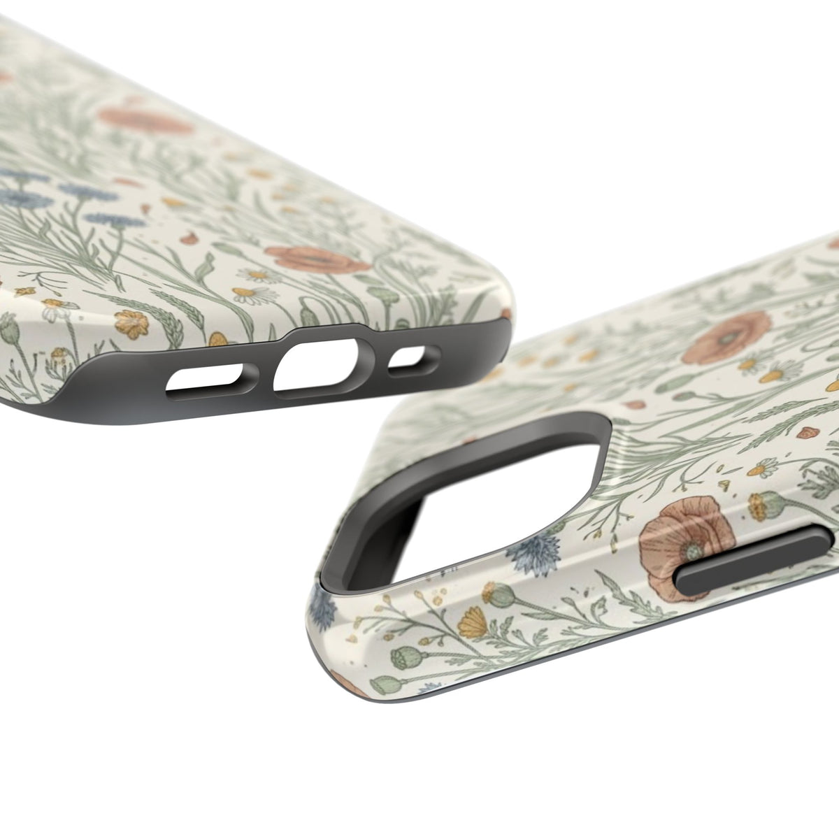 Vintage Wildflower Floral Field - Impact Resistant Phone Case