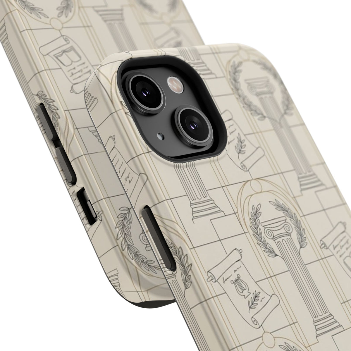 Vintage Column & Laurel Pattern Phone Case