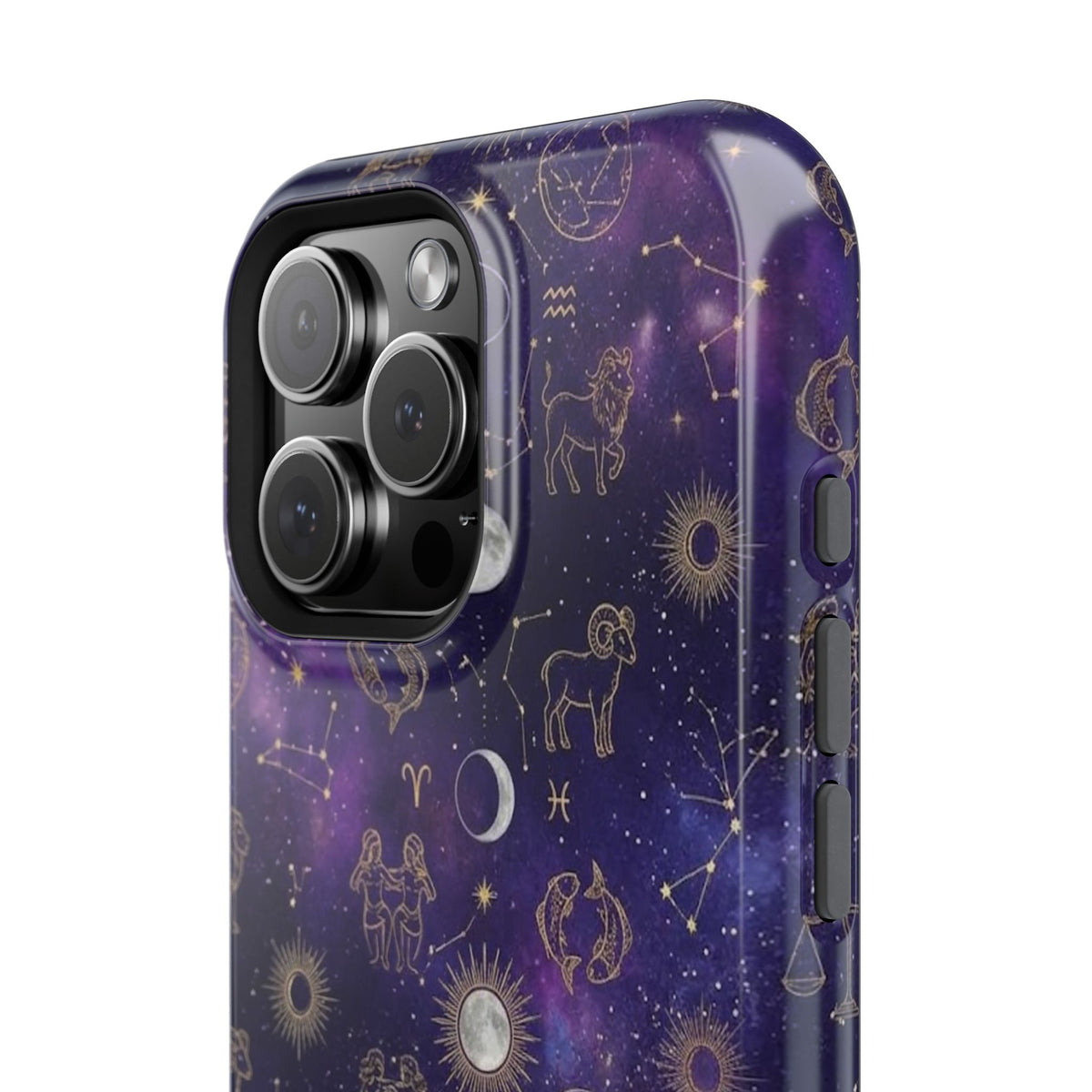 Zodiac Constellation & Moon Phases - Impact-Resistant Phone Case