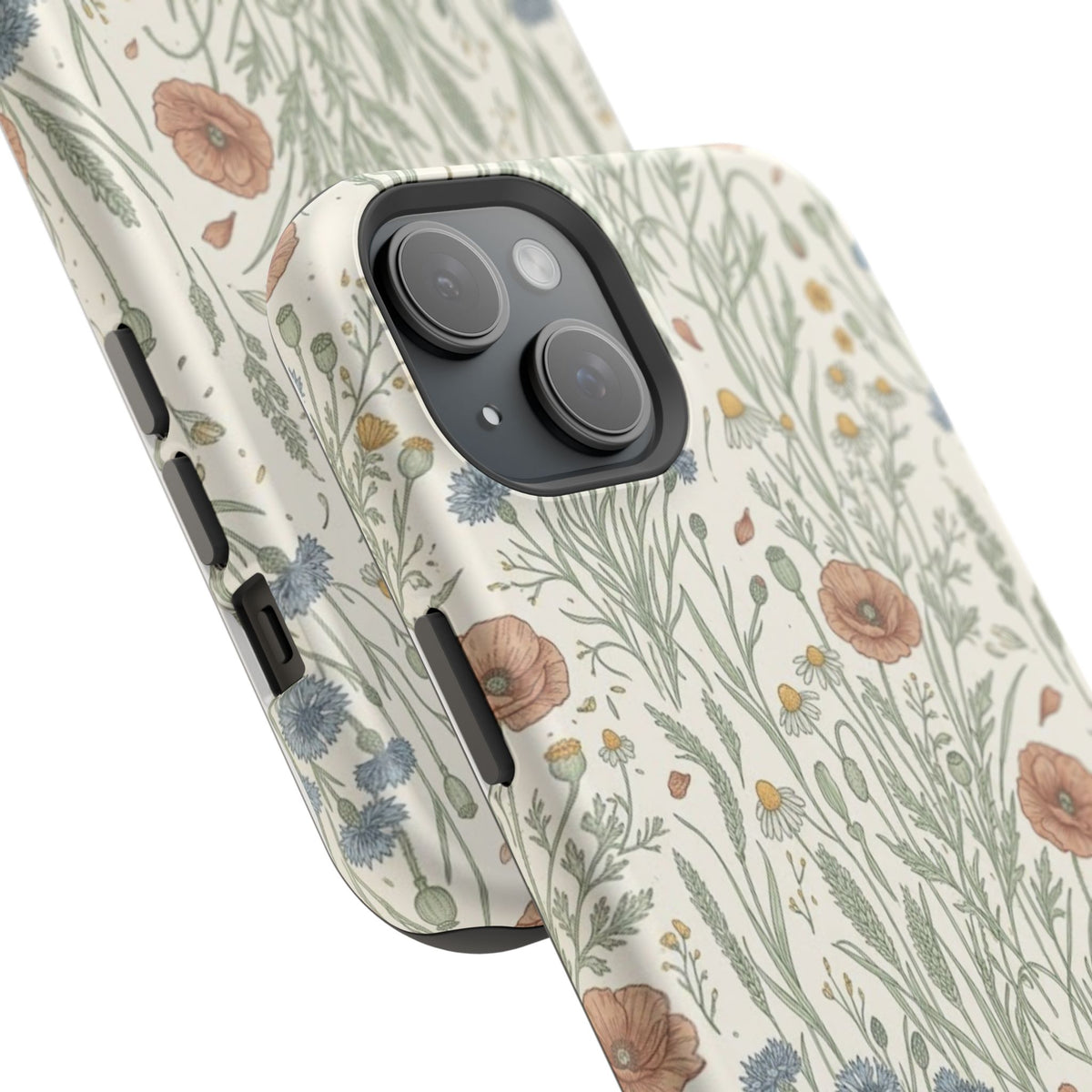 Vintage Wildflower Floral Field - Impact Resistant Phone Case