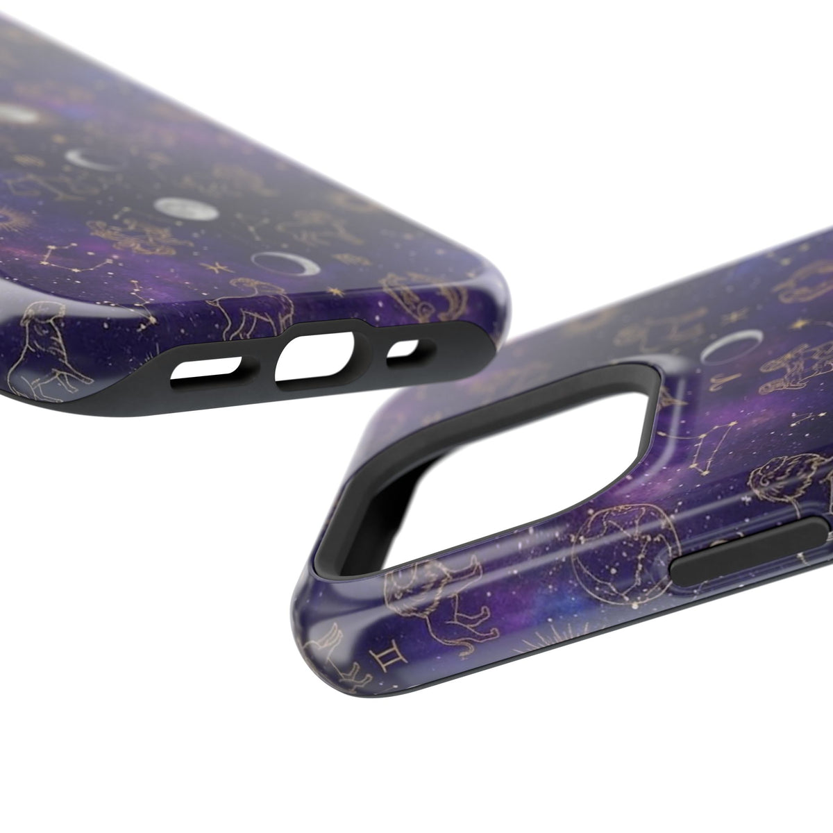 Zodiac Constellation & Moon Phases - Impact-Resistant Phone Case