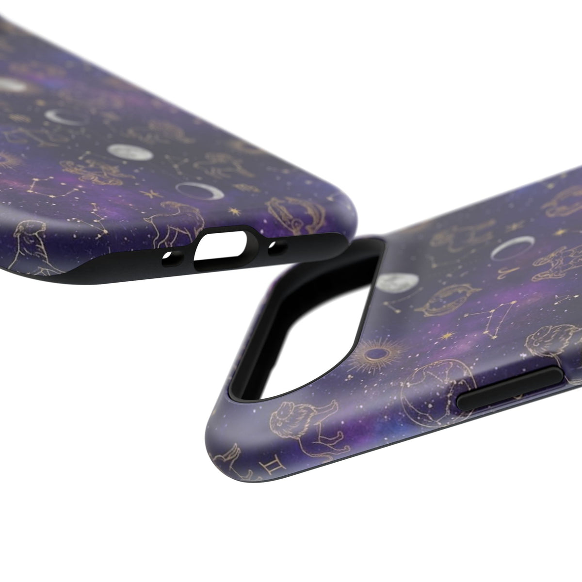 Zodiac Constellation & Moon Phases - Impact-Resistant Phone Case