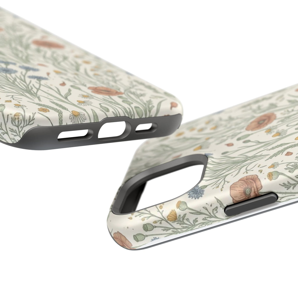 Vintage Wildflower Floral Field - Impact Resistant Phone Case