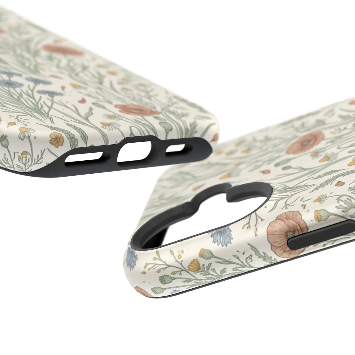 Vintage Wildflower Floral Field - Impact Resistant Phone Case