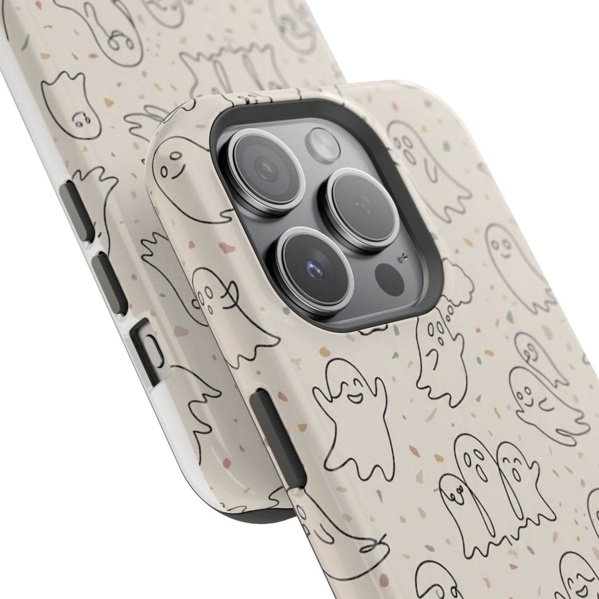 Cute Ghost Pattern - Impact Resistant Phone Case