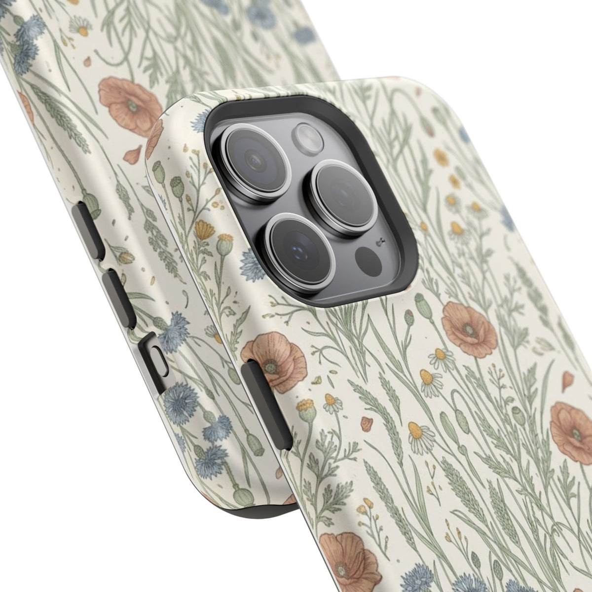 Vintage Wildflower Floral Field - Impact Resistant Phone Case