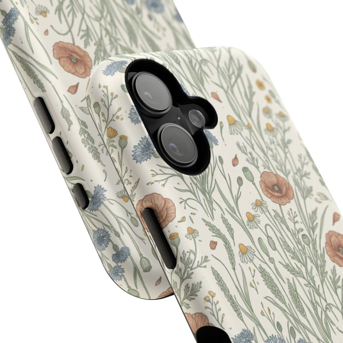Vintage Wildflower Floral Field - Impact Resistant Phone Case