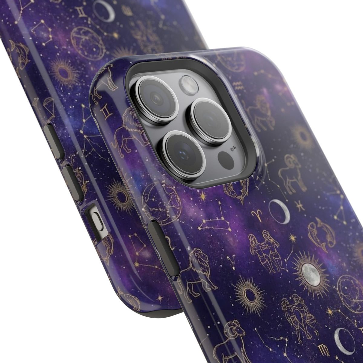 Zodiac Constellation & Moon Phases - Impact-Resistant Phone Case