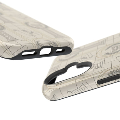 Vintage Column & Laurel Pattern Phone Case