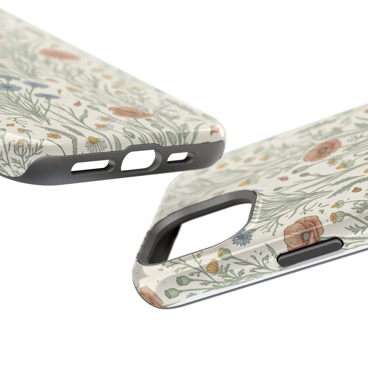 Vintage Wildflower Floral Field - Impact Resistant Phone Case