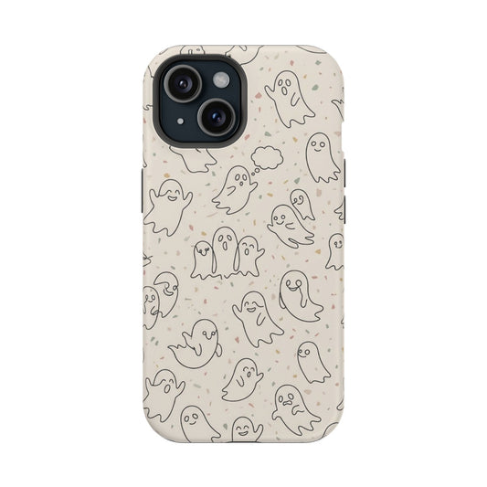 Cute Ghost Pattern - Impact Resistant Phone Case
