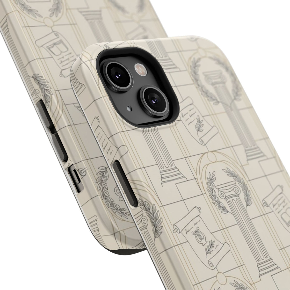 Vintage Column & Laurel Pattern Phone Case
