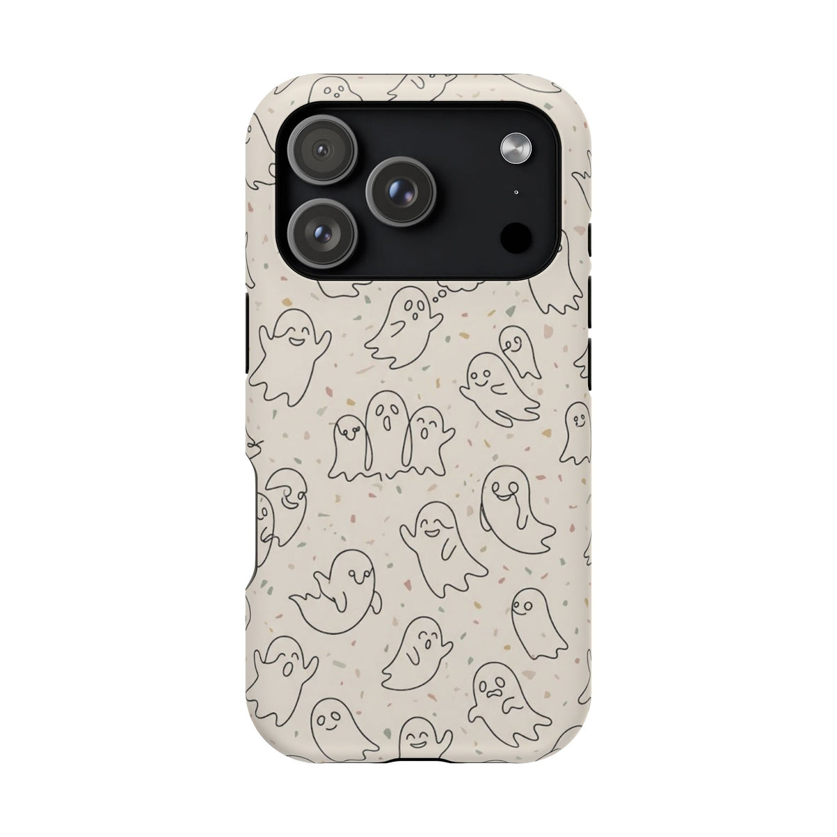 Cute Ghost Pattern - Impact Resistant Phone Case