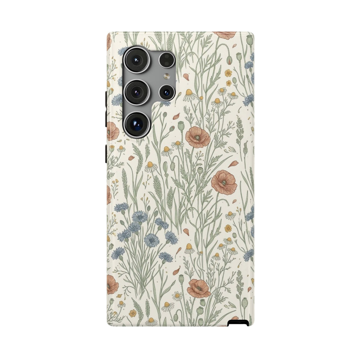 Vintage Wildflower Floral Field - Impact Resistant Phone Case