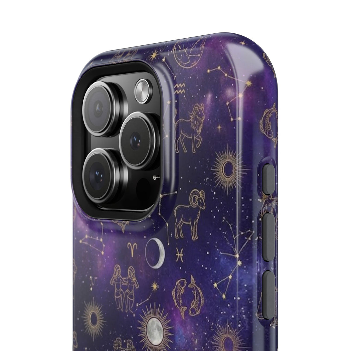 Zodiac Constellation & Moon Phases - Impact-Resistant Phone Case