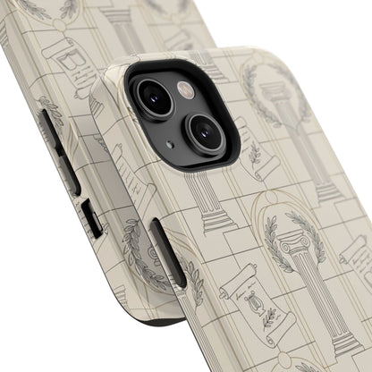 Vintage Column & Laurel Pattern Phone Case
