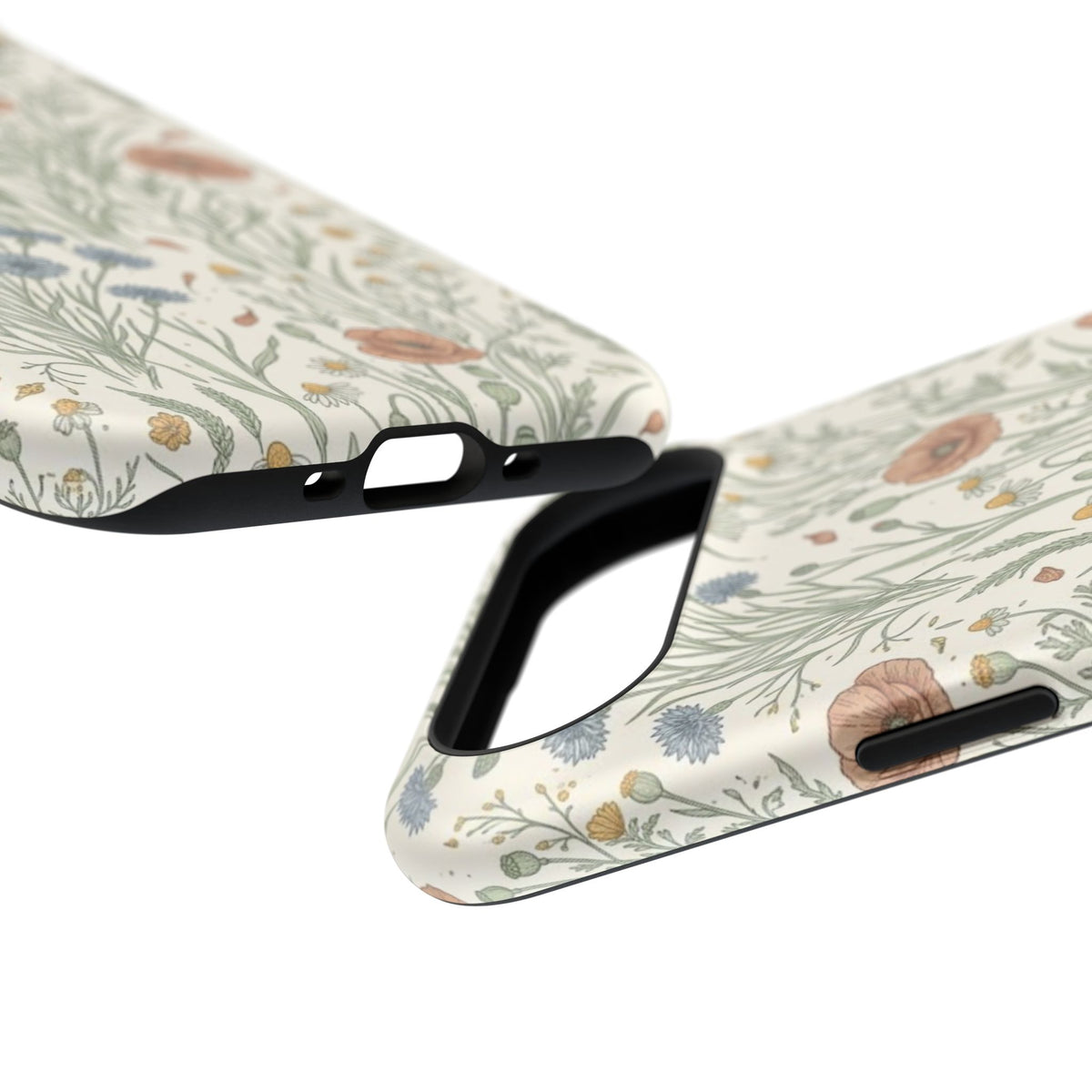 Vintage Wildflower Floral Field - Impact Resistant Phone Case