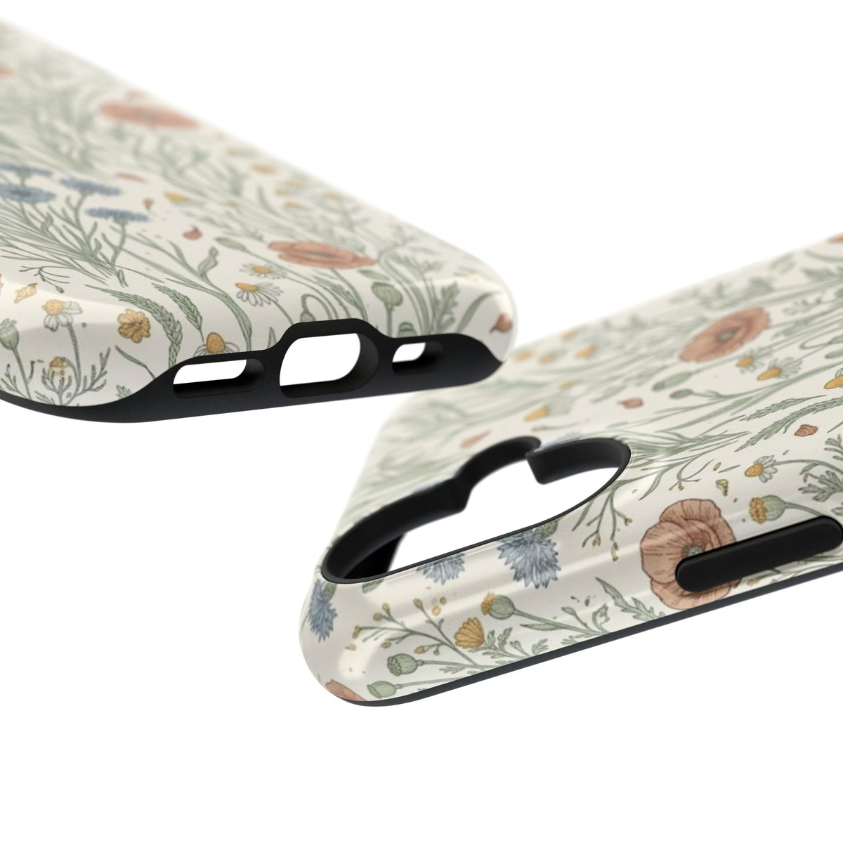 Vintage Wildflower Floral Field - Impact Resistant Phone Case