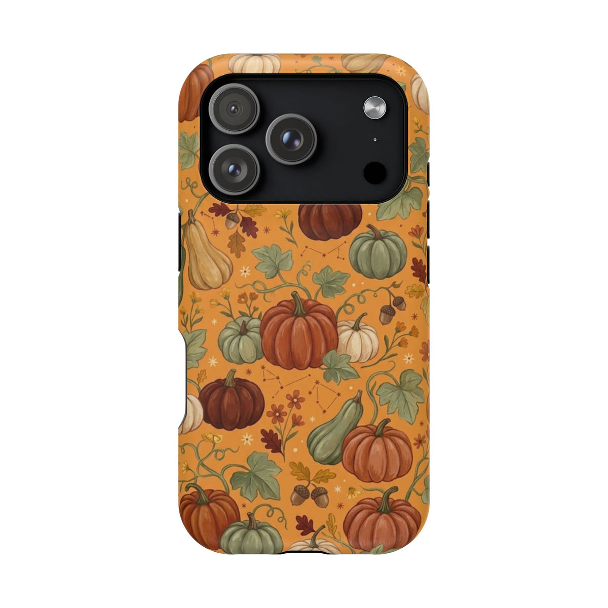 Autumn Pumpkin Pattern - Impact Resistant Phone Case