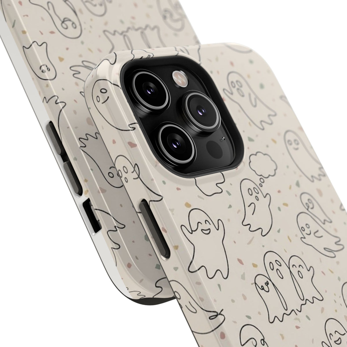 Cute Ghost Pattern - Impact Resistant Phone Case