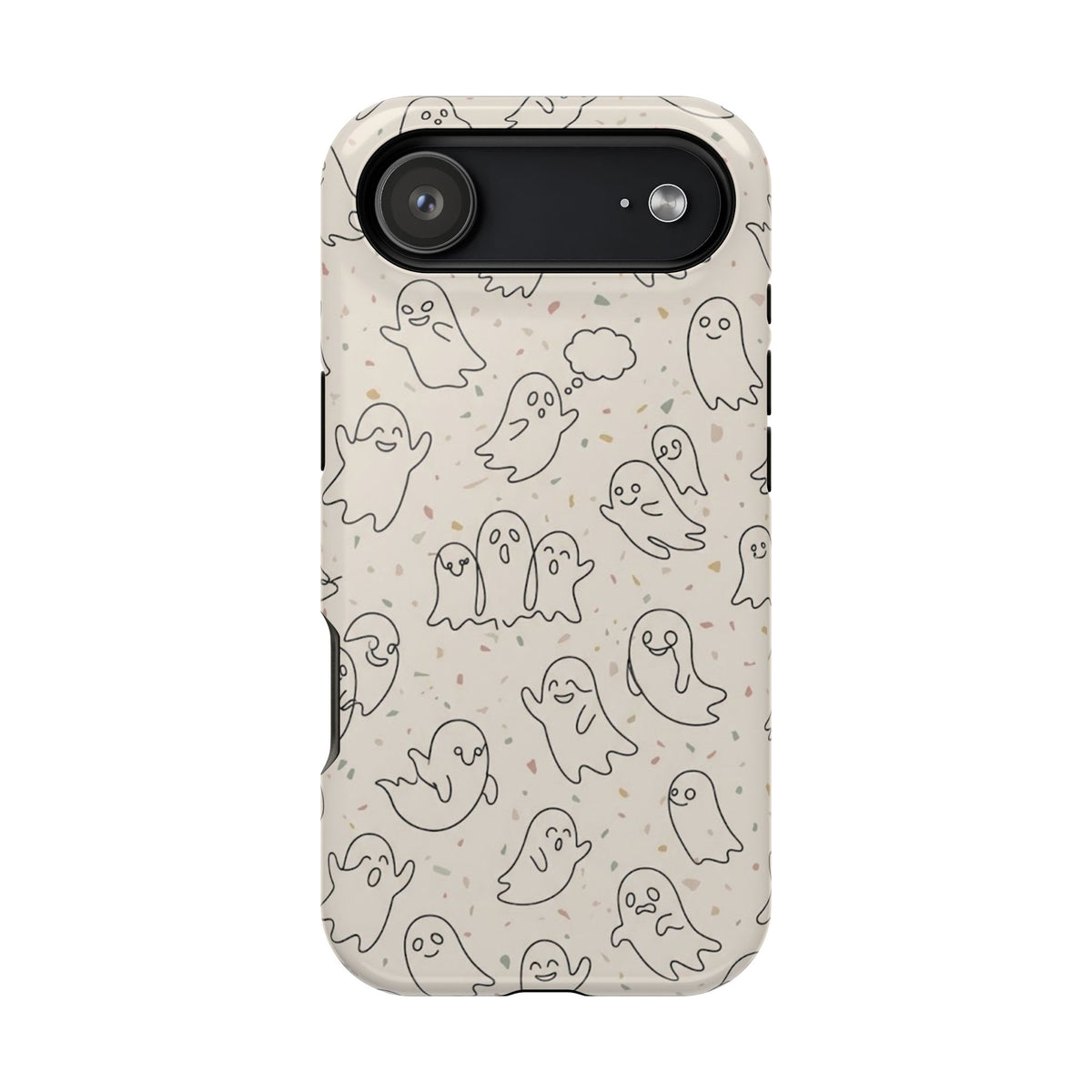 Cute Ghost Pattern - Impact Resistant Phone Case