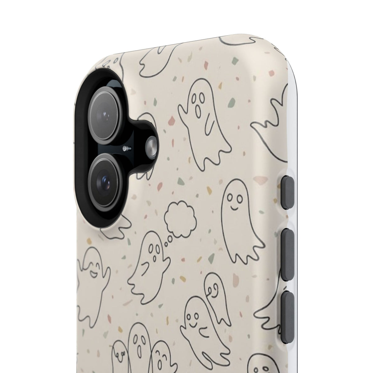 Cute Ghost Pattern - Impact Resistant Phone Case